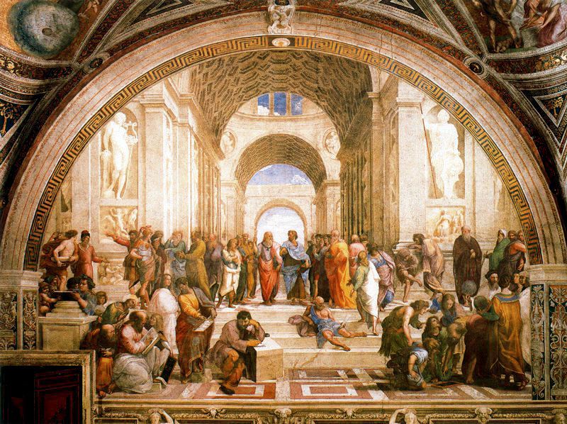 La Scuola di Atene Raffaello